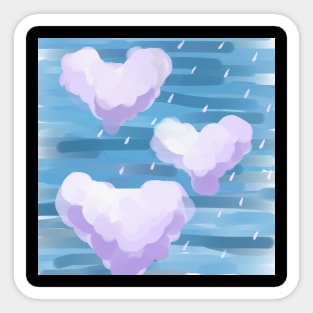 Love cloud Sticker